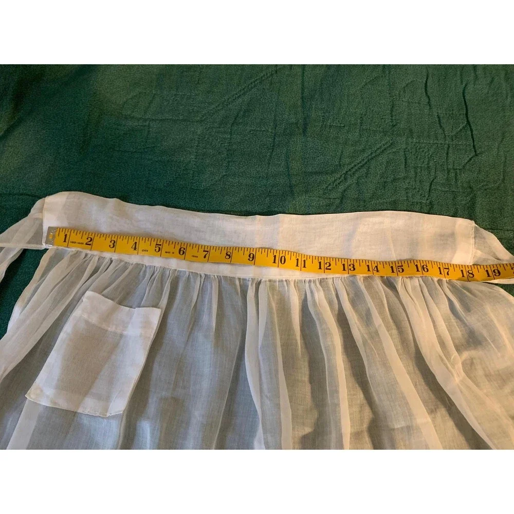 Vintage Floral Appliquéd Apron